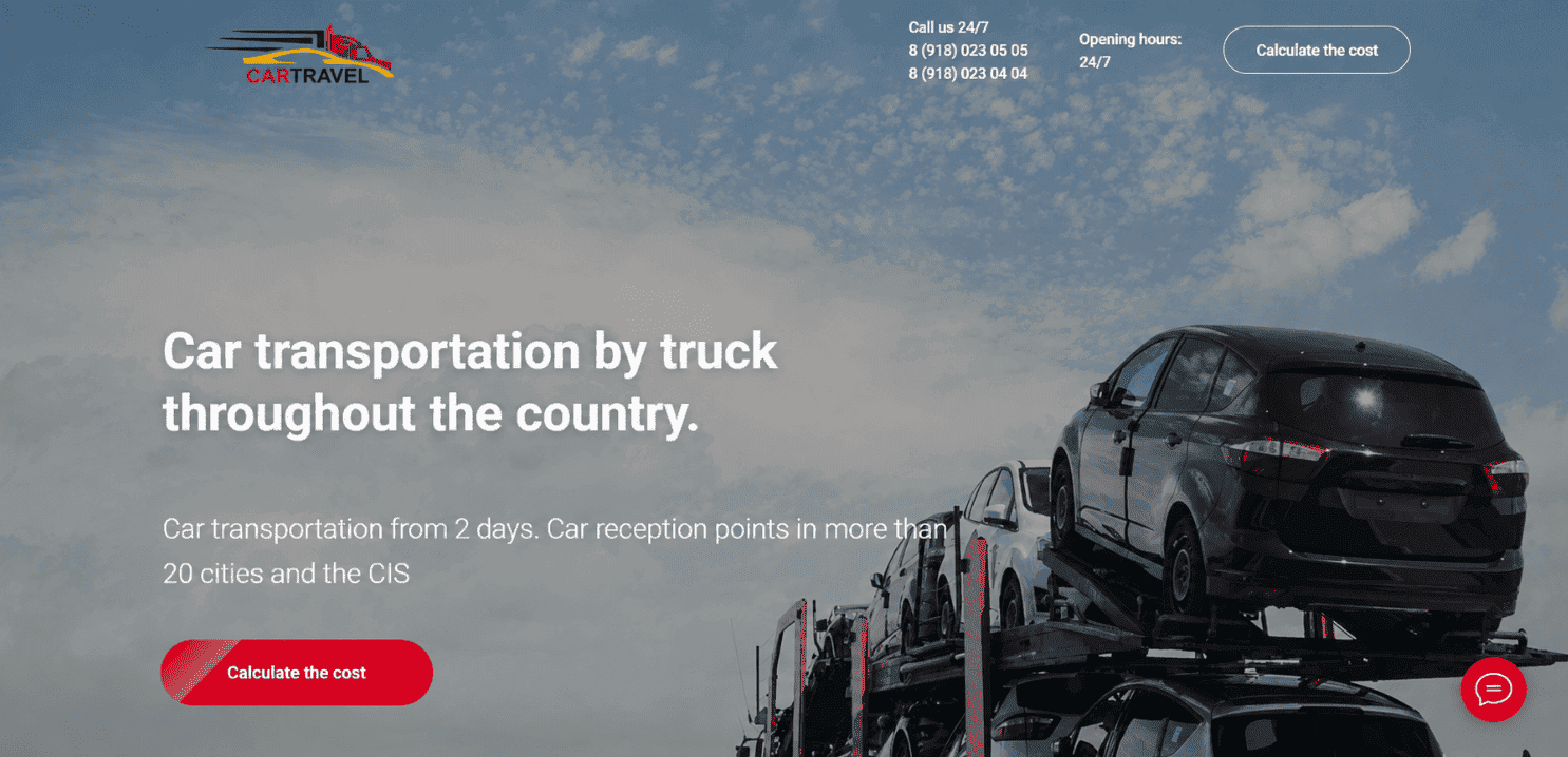 advertising for a transport company