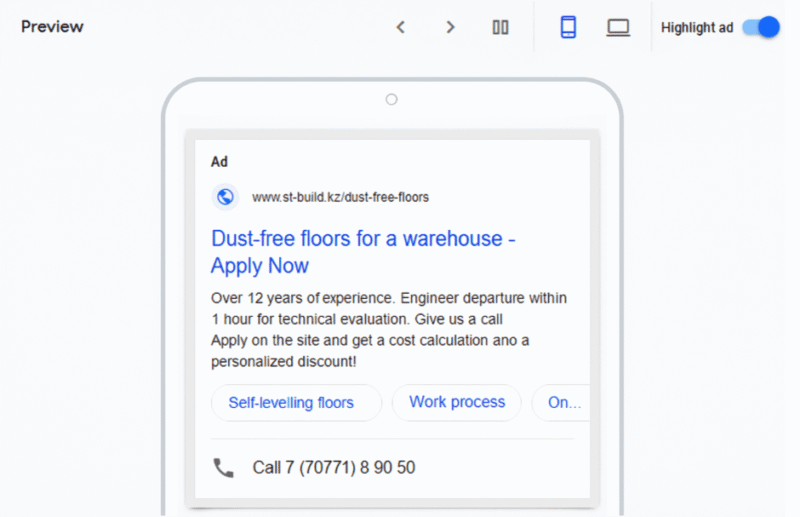 Google Ads for Industrial Concrete Flooring Advertising